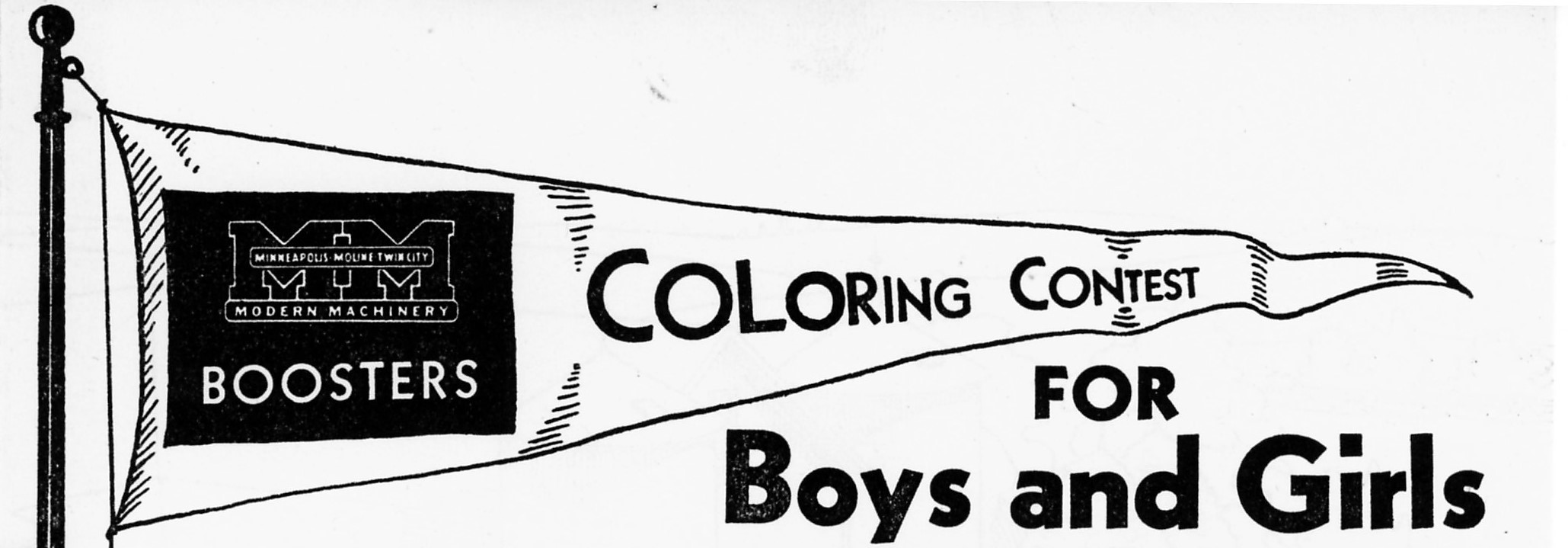 Original 1935 Contest Banner